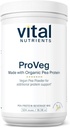 Vital Nutrients ProVeg Organic Pea Protein 524g | Vegan Pea Protein Toz | Servis başına 23g Protein | Doğal Vanilla Flavor | Gluten, Süt, Soy Free | Non-GMO | 16 Hizmet