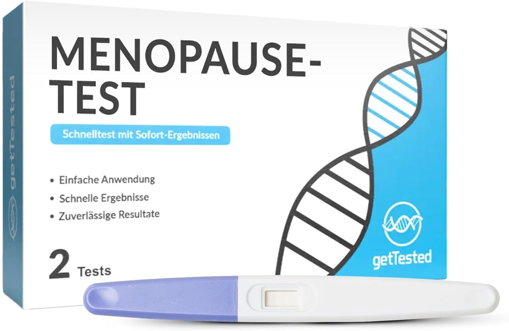 -Home Menopause Test Kit - Özel, Hızlı Perimenopause Test & Menopause Aşama Göstergesi - Kadınlar için Evde Güvenilir Pre Menopause Test Kit