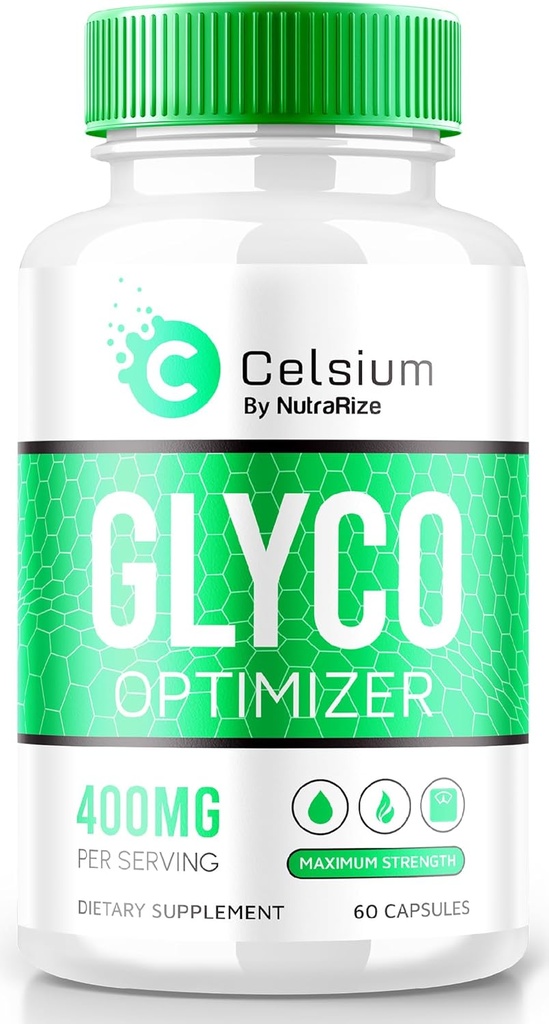 NutraRize Celsium Glyco Optimizer, maksimum Güçlü Kan Desteği Formula, Tüm Doğal Kapsüller Sağlıklı Seviyeleri korumak için, Herbal artı Vitamin Pills for General Health, Resmi İncelemeler (60 Capsules)