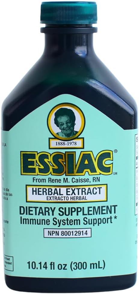Essiac Original Herbal Sıvı Ekstraksiyon - 10.14 fl oz Şişe | Genel Sağlık & Well-Being | Original Formula 1922'den itibaren