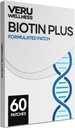 Veru Wellness Biotin Plus Daily Patch - B7, Collagen - Self Prestige Time release Patch (60 Gün)