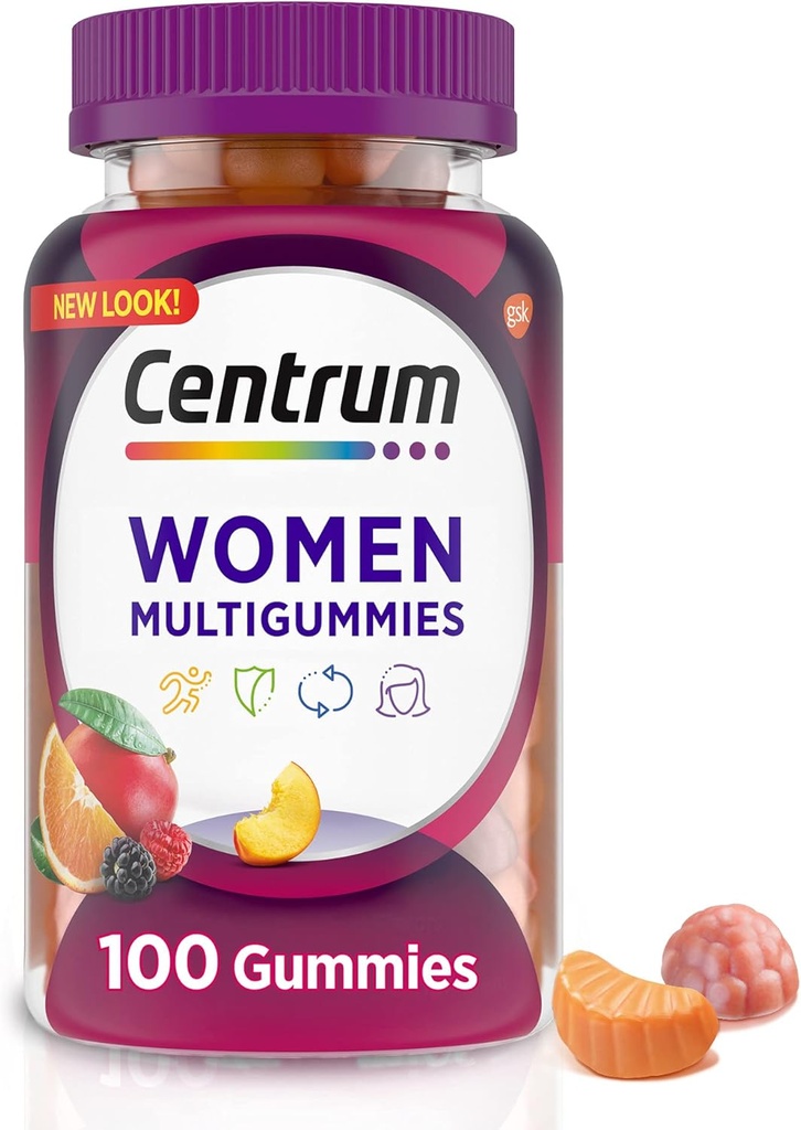 Centrum Women Multigummies - Διάφορα φρούτα 100 Gummies