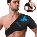 Soğuk Radyo Paketi Rotator Cuff Cold Therapy Flex Reusable Gel Buz Soğuk Paketi İnjuries Pain Relief & Tendonitis, Recovery After Omuz Cerrahisi, Swelling (Black)