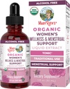 MaryRuth Organics USDA Organic Women's Wellness Liquid Herbal Supplements | Sting Nettle, Raspberry Leaf, Eleuthero Root, Chaste Tree Berry | Menstrual Support | Non-GMO, Vegan