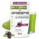 JYM Yeşiller Performans için Süper Gıda Tozu, Blueberry Acai, Spirulina, Mushrooms, Vitaminler, BroccoPhane & Broccoli, Erkekler & Kadınlar, 30 Hizmet