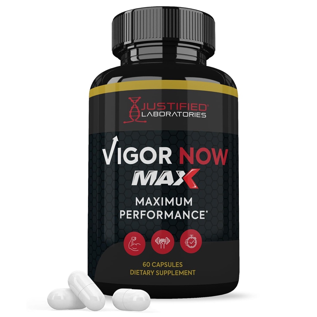 Δικαιολογημένα εργαστήρια Vigor τώρα Max 1600MG Ανδρική φόρμουλα υγείας 60 κάψουλες