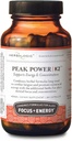 Herbalogic - Peak Power Capsules - Natural Energy & Focus - Spirit Concentration- Contains American Ginseng &gal Astraus - 90 Cap Count Count Count Count