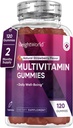 KiloWorld Adult Multivitamin Gummies - 120 Erkeklerin Gummy Multivitaminleri Daily Well-Being için Nutrients ile - Vegetarian Women's Gummy (2-Month Supply) - Non-GMO, Lactose-Free & Gluten-Free