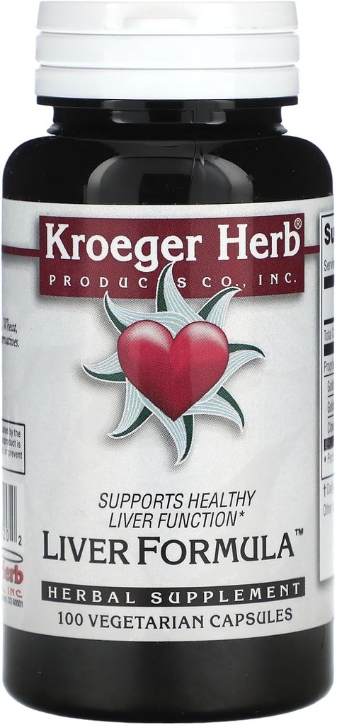 Kroeger Herb Liver Formula Kombinasyonları, 100 Kont