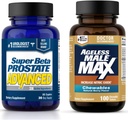 SUPER BETA PROSTATE Advanced Prostate Support and Ageless Male Max Nitric Oxide Booster for Men