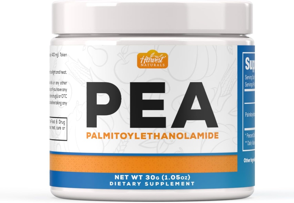 Palmitoyl Ethan Toz | Pea 400 mg Scoop | 30 Gram (1.05 Ounces) | Destekler Genel Wellness & Comfort