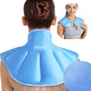 IVIX Buz Paketi Boy ve Omuzlar Üst Back Discomfort, Büyük Boy Buz Paketi Yumuşak Plush Lining, Reusable Gel Cold Compress for Post-Workout Recovery, Blue Compress