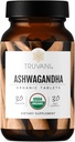 Truvani Organic Ashwagandha | Daily Energy, Pozitif Mood Support, Supports Brain Health | Supports Muscle growth and Endurance | Sağlıklı Uyku Desteği | No-GMO | 30 Day Supply