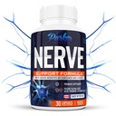 Alpha Lipoic Acid 600mg, Nerve συμπλήρωμα υποστήριξης εμπλουτισμένο με θειαμίνη, κουρκουμίνη, ρίζα Ginger, και βιταμίνη B6, B12 όλα σε ένα συμπλήρωμα υγείας Vegan Neuro, δοκιμαστεί εργαστήριο, 30 κάψουλες