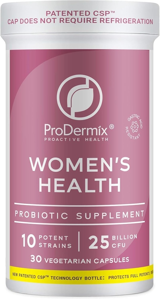 Kadınlar için probiyotikler, Vaginal Probiyotik, PH Balance, UT Health, 25 Milyar CFU, Daily Womens Supplement, Kosher, 30 Capsules (30 Capsules)