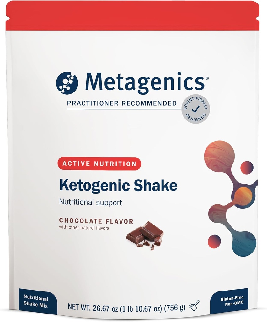 Metagenics Ketgen Shake - Ketgen Diyet Protein Shake - 25 Vitamins & Minerals - Biotin, Kalsiyum, Iron & Manganese - Non-GMO & Gluten-Free-Free