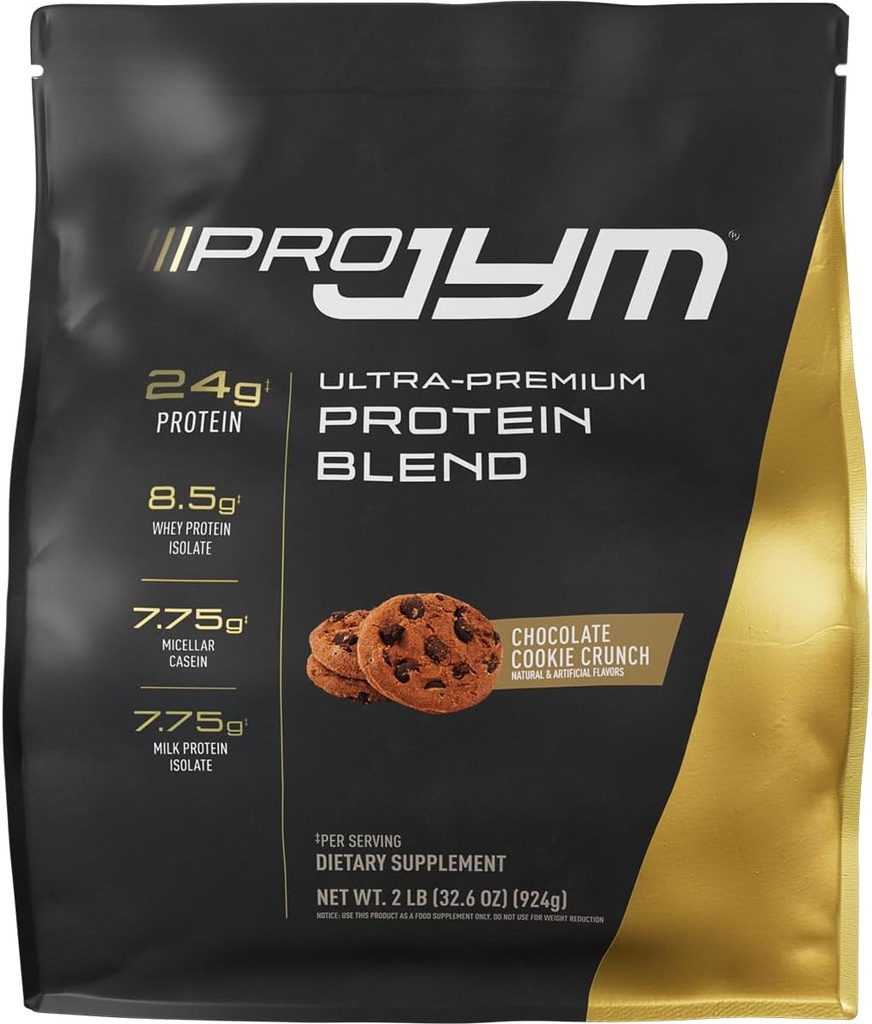 JYM Supplement Science Pro JYM Chocolate Cookie Crunch protein Toz - Whey proteini, Vakain, & Süt Protein, Erkekler ve Kadınlar için Lean Muscle Binası, 22 Hizmet