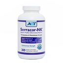 Serracor-NK – 300 Vejetaryen Capsules – Circulatory and Respiratory Support – Natural Systemic Enzymes Formula – Contains Acid-Resistant Serrapeptase & Acid-Resistant Nattokinase