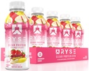 RYSE Clear Protein Drink - Φράουλα Μπανάνα - 100 θερμίδες, 22g Whey Isolate Protein Shake, Sugar-Free, 0g Λίπος & Λακτόζη-Free - Αναψυκτικό Ready-to-Dink Beverage - 16.9 fl oz Μπουκάλια (12-Pack)