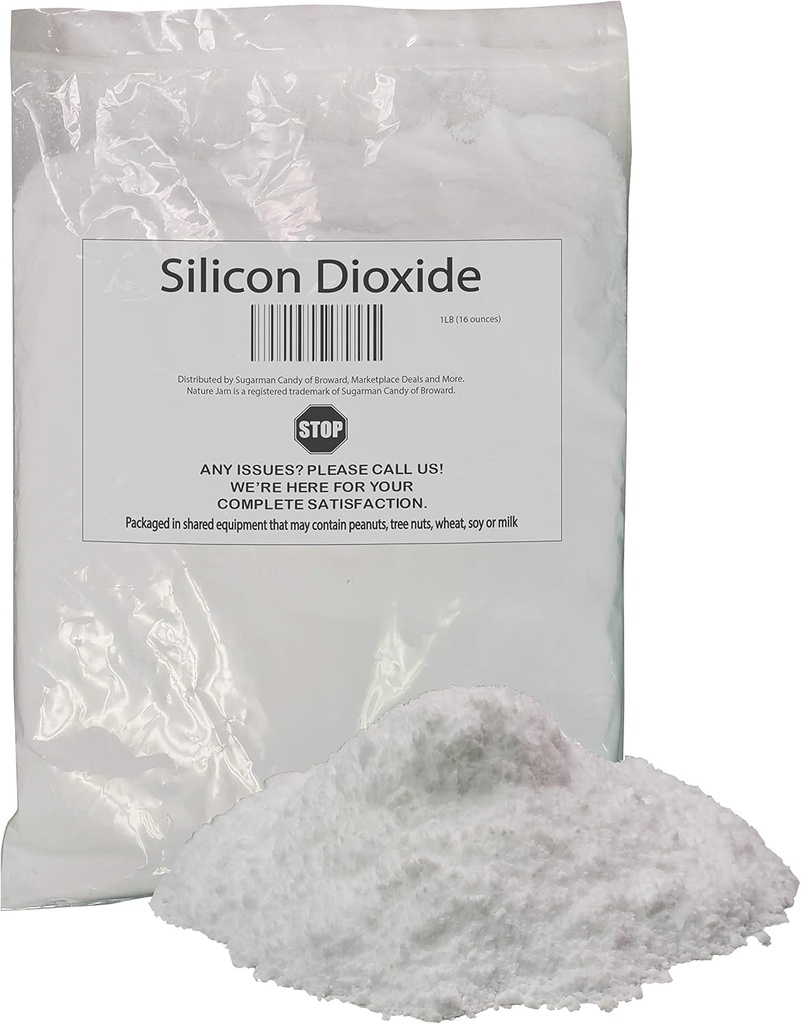 Silikon Dioksi 1 Pound-Silica Toz-Anti Caking Agent