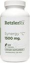 RetzlerRx® Synergy C 1500 mg από τον Dr. RetzlerRxTM - Προηγμένη Φόρμουλα Βιταμίνης C υψηλής ισχύος - Ανοσολογική Υποστήριξη, Αντιοξειδωτική Προστασία & Υγεία του δέρματος*