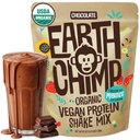 DünyaChimp Organik Vegan Protein Tozu - Probiyotikler - GMO, Süt Ücretsiz, Whey, Fabrika Kadınlar ve Erkekler için Temel Protein Tozu, Gluten Free - 52 Hizmet, 64 Oz (Chocolate)