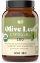 Tamam Natural Products Organic Olive Leaf Capsules - 550 mg, 100 Kont, hizmet başına 1100 mg