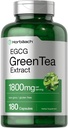 Horbäach EGCG Green Tea Extract Pills | 180 Capsules | Max Potency | Non-GMO & Gluten Free Supplement Supplement Supplement