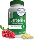 Sağlık Thru Beslenme Berberine HCl 500 mg 120 Hizmetler | Klinik Güçlü Tamam | sertifikalı Vegan | Non-GMO | Soy Free | 3rd Parti Test Edildi