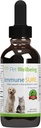 Pet Wellence Immune Sure for Dogs - Supports Normal Immune Defenses, Gut Flora Balance, Andrographis, Echinacea, C, çinko - Veterinarian-Former Herbal Supplement 2 oz (59 ml)