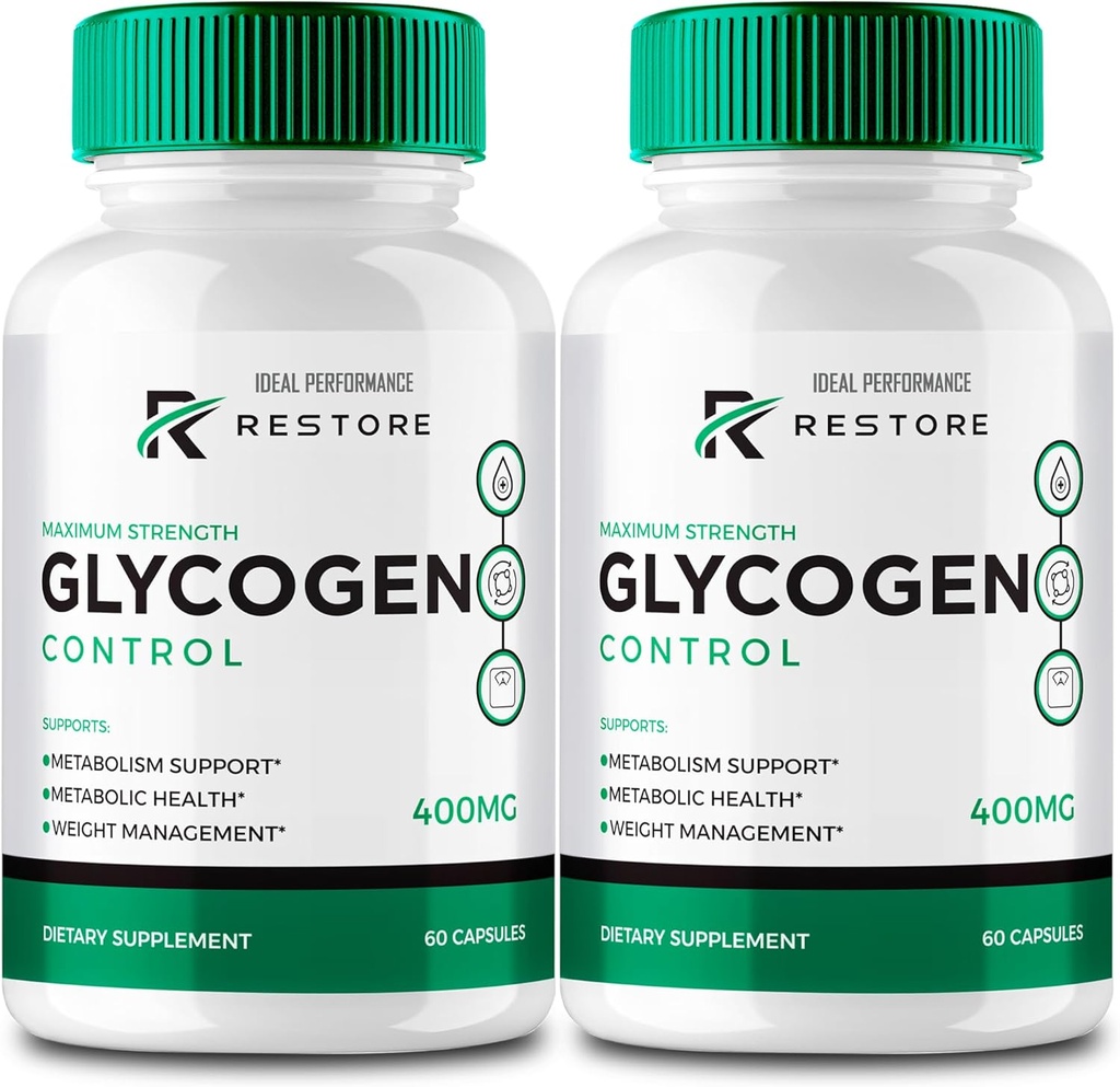 Glycogen Control Capsules, RestoreGlycogen All Natural Formula Pills, RestoreGlycogen Control Pills - Maksimum Güç, RestoreGlycogenControl Capsules Resmi Formula Yorumlar (2 Pack)