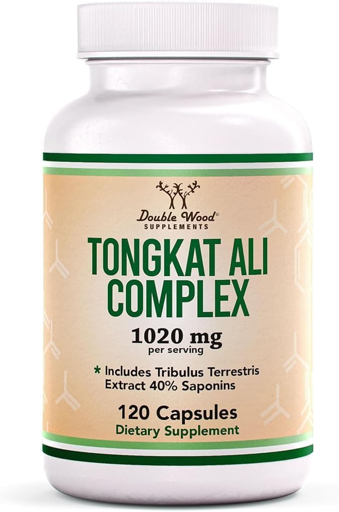Tongkat Ali - 1000 mg (2 Ay Supply) - Erkeklerin Sağlığı - 200:1 En Uzunjack) Eurycoma Longifolia, 20 mg Tribulus Terrestris (Third Party Tested) ile