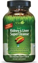 Irwin Naturals 2in-1 Kidney & Liver Super Cleanse - 60 Sıvı Softgels - Yüksek Enerjili, Tüm-Body Support Formula with Fish Oil, çinko, Magnezyum ve Pyum