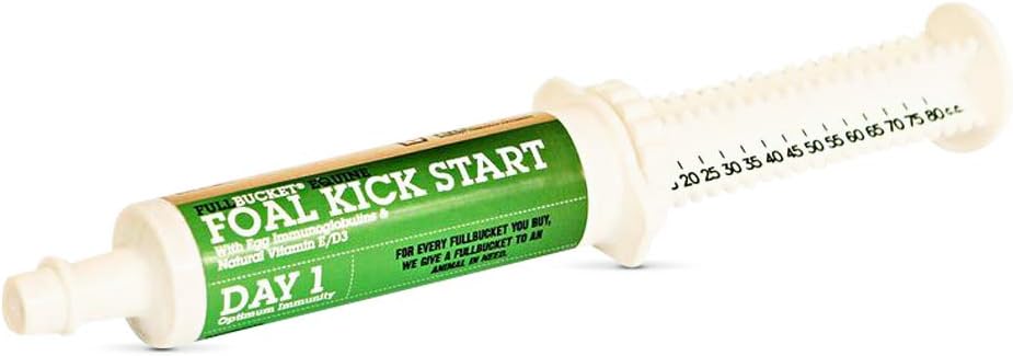 FullBucket Equine Foal Kickstart Paste – Sağlıklı Immune & Digestive System Health, 1 Tube