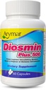 Arymar Diosmin Plus 500 mg – Perculatory Support Supplement with Micronized Diosmin, Hesperidin & B-Complex – 60 Capsules