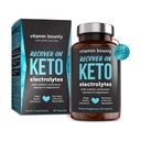 Bounty Recover On Keto Electrolytes - Keto Supplements, Electrolytes Pills, Electrolyte Supplement, Keto Vitaminleri, Sugar Free Hydration, Boost Energy, GLP 1 Support- 60 Capsules