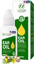 Saç Enfeksiyonu için Organik Kulak Yağı - Kulak Ağrısı için Doğal Kulaklar, Mayomer'in Kulak ve Ayı Yitirilmesi - Çocuklar, Yetişkinler, Bebek & Dog Earache Remedy - Ear Drops with Mullein, Garlic Made in USA (0.5 Oz)