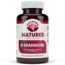 D MANNOSE, Cranberry Extract & Vitamin C - Urinary Tract UT Cleanse & Bladder Health - Urinary Tract Enfeksiyonları UTI - Doğal Sağlıklı Flush & Detox Impurities | 60 Veg Capsule