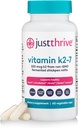Sadece Thrive Vitamin K2-7 - Bone, Beyin ve Kalp Sağlığı K2 Vitamin Tamam, 60 Capsules