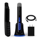 Ayıd Mücadele Karbon X - Ayırma Ayılı Fırça + Ayıd Düzener Erkekler için - Cordless Beard Rotor & Düzing Comb - Isıtma, 3 Heat Settings, Micro-Fibre Koruyucu Kollar Dahil
