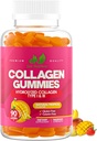 Women & Men (90 Count) için Collagen Gummies - Premium Hydrolyzed Collagen Type I & III for Hair, Skin & Nails Support - Great Tasting Trovor, Gluten-Free, Non-GMO - 90 Gummies (45 hizmet)