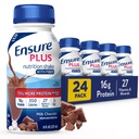 Plus Süt Çikolatası Beslenme Fiber ile Shake | Meal Makyaj Shake | İçmeye Hazır | 16g Protein ve 27 Vitamin ve Mineraller | 8 fl oz - 24 Pack