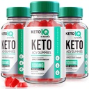 NutraRize (Pack of 3 Keto IQ Keto ACV Gummies, Formula for Advanced Weight Loss, Συμπλήρωμα διατροφής, Κριτικές Gomitas (180 Gummies)