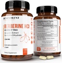 Premium Berberine HCL 730mg - 120 VCAPS Perfect Trio Complex with Non-GMO Jiaogulan & Quercetin