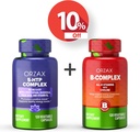 ORZAX 5 HTP Kompleksi 100 Mg 120 Vegatable Capsules ve Vitamin B Kompleksi, Choline & Inositol 120 Capsules, Schen