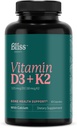 D3 K2 Vitamini - D3 5000 I ile Vitamin K2 ile MK-7, Kalsiyum ve Phosphorus Ultimate Abors için - Vitamin D Supplements, 60 Vegcaps, 60 Day Supply