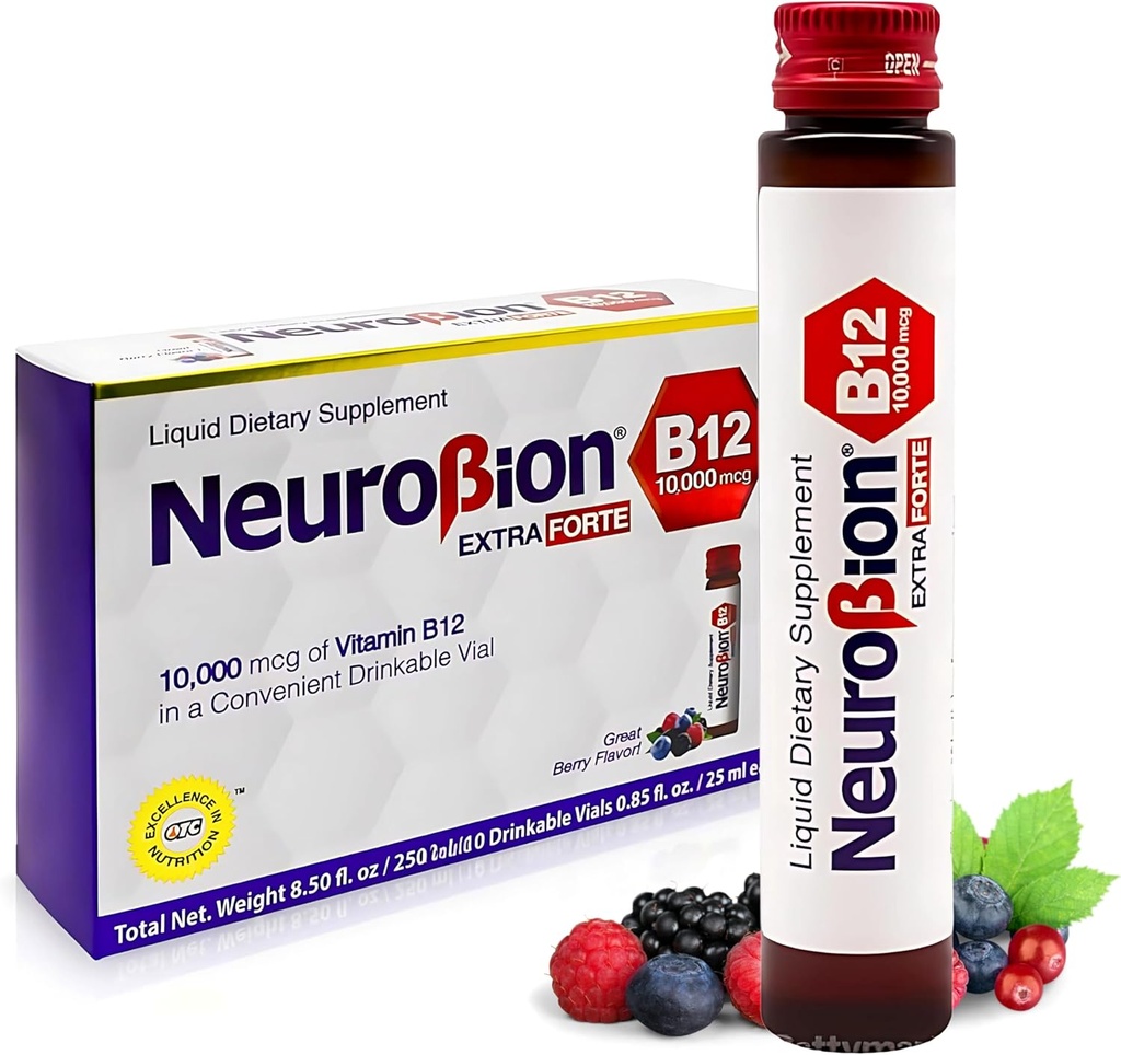 Neurobion Extra Forte B12 10.000 mcg Φιαλίδια, Υγρά - Εξαιρετικά Ισχυρά - 10 Φιαλίδια ανά κουτί