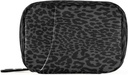 xigua Leopard Black Pill Box 7 Günlük Seyahat Pill Vakaları Bag,Weekly Portatif Pill Organize Bag ile Vitamin Tamam Balık Yağı için Ambalajlı Çanta