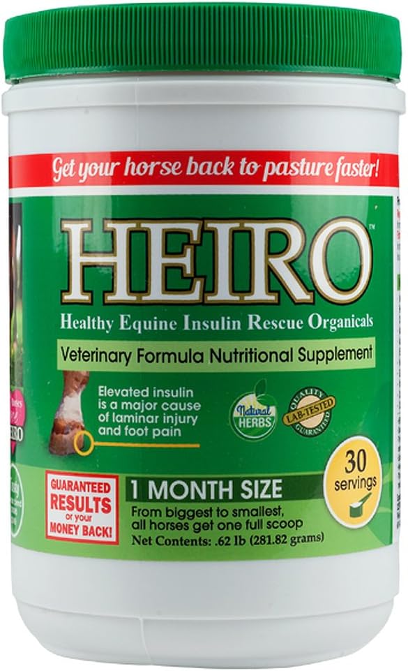 Heiro sağlıklı Equine Horse Insulin Dayanıklı Kurtarma Organik 30, 40, 60, 90 veya 180 Gün Supply