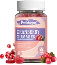 Cranberry Gummies 1000 mg, Cranberry Supplements for Women, with D-Mannose 250 mg, Womens Probiyotik Gummies, Urinary Tract Health, Cranberry Flavor, NO GMOs, 60 Count